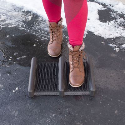 Image showing  Rubber Boot Scraper Mat, 15 in. x 12.5 in. x 2.25 in.
