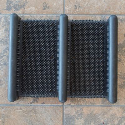 Image showing  Rubber Boot Scraper Mat, 15 in. x 12.5 in. x 2.25 in.
