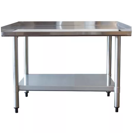 Sportsman Series Stainless Steel Edged Work Table 24-in x 24-in x 26-in Work Benches