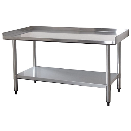 Sportsman Series 24 in. x 48 in. Stainless Work Table with Edge