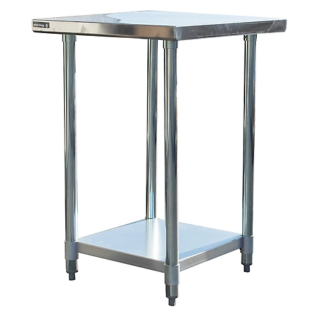 Sportsman Series 24 in. x 24 in. Stainless Steel Work Table