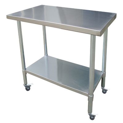 Sportsman Series 24 in. x 36 in. Stainless Rolling Work Table