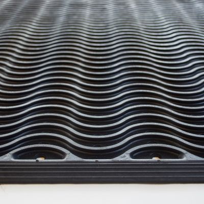 Image showing  Commercial Rubber Scraper Mat, 3 ft. x 5 ft.