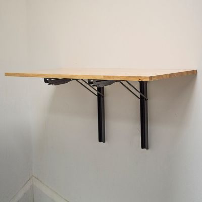 Image showing  23 in. x 47 in. Wall-Mounted Folding Workbench