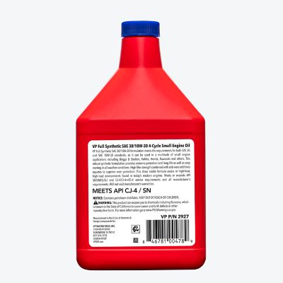 Image showing  18 oz. SAE 30/10W-30 Full Synthetic Motor Oil