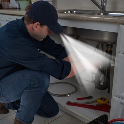 Image showing  Powercap 4 Led Hat Ultra-Bright Hands Free Lighted Battery Powered Hat - Unstructured Cotton, CUB4280612