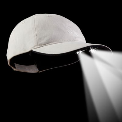 Image showing  Powercap 4 Led Hat Ultra-Bright Hands Free Lighted Battery Powered Hat - Unstructured Cotton, CUB4280612