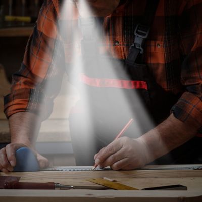 Image showing 5 th Panther Vision Powercap 4 Led Hat Ultra-Bright Hands Free Lighted Battery Powered Hat - Unstructured Cotton, CUB4280612