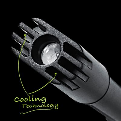 Image showing  Flateye F-700 High-Performance Unround CREE LED Multi-Position Waterproof and Shockproof Flashlight