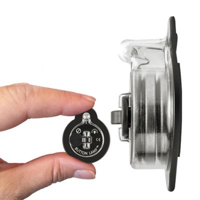 Image showing  Button Lamp Adhesive LED Light Package, Lightweight, Ultra Small, Ultra Bright LED Lights, 6-Pack