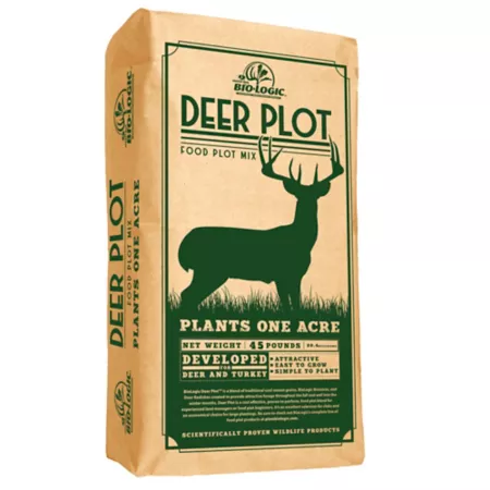 BioLogic Deer Plot Food Plot Mix 45 lb covers 1 acre Food Plots