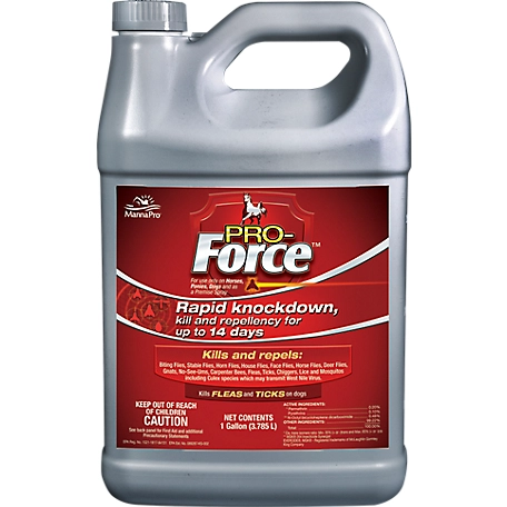 Manna Pro Pro Force Fly Spray for Horses and Dogs, 1 gal.