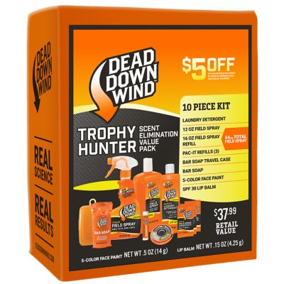 Dead Down Wind Trophy Hunter Scent Control 10 pc. Kit