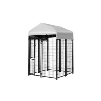 KennelMaster 6 ft. x 4 ft. x 4 ft. Welded Wire Dog Kennel Very good light to medium duty expandable kennel