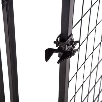 Image showing  6 ft. x 4 ft. x 8 ft. Welded Wire Dog Kennel, Black