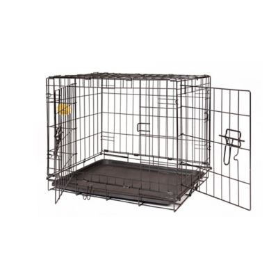 Image showing  2-Door Steel Folding Pet Crate, 24 in.