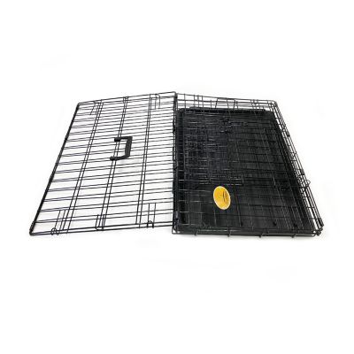 Image showing  2-Door Steel Folding Pet Crate, 42 in.
