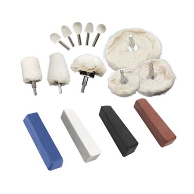 Image showing  Aluminum Abrasive Polishing Kit, 46 oz. Buffing Compounds, 15-Pack