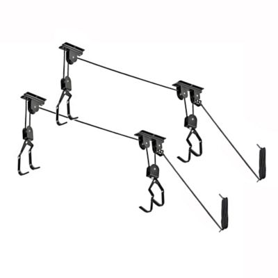 Image showing  50 lb. Ceiling Mount Bike Hoist Set, 2-Pack