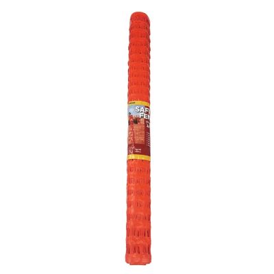 allFENZ 100 ft. x 4 ft. Plastic Safety Fence, Orange, 1-3/4 in. Mesh