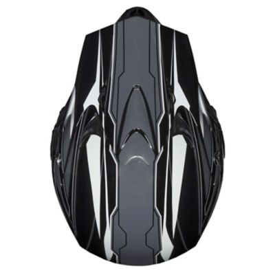 Image showing  Adults' RX1 MX Helmet, Black/Silver, Medium