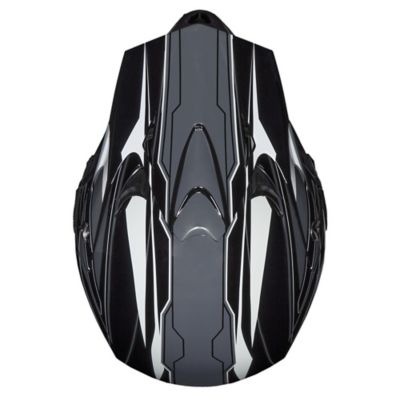 Image showing  RX1 MX Full-Face Adult Helmet, Large, Black/Silver