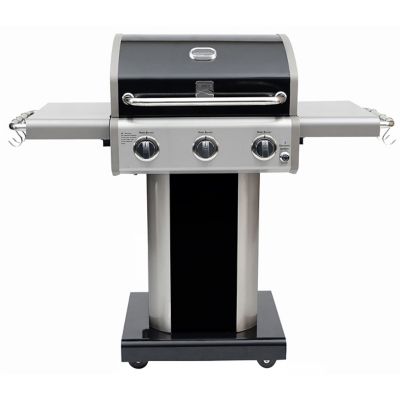 Kenmore 3-Burner Propane Gas Pedestal Grill, Black
