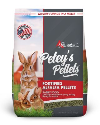 Ametza Peteys Fortified Alfalfa Rabbit Feed Pellets, 5 lb.