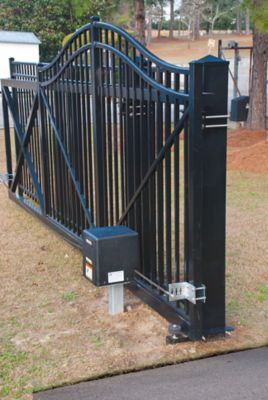 Image showing  Single Slide Bonus Package Compact Gate Opener for Gate Panels Up to 24 ft. L and 650 lb.