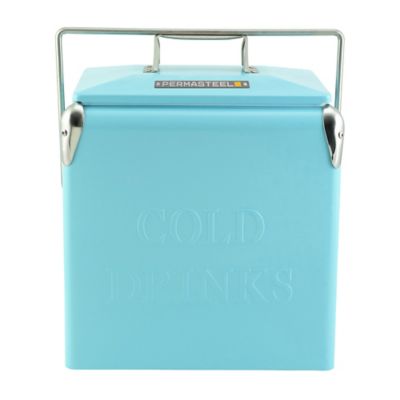 Permasteel 14 qt. Portable Picnic Cooler, Turquoise