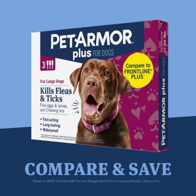 Image showing  Plus Flea and Tick Topical Treatment for Dogs 45-88 lb., 3 ct.