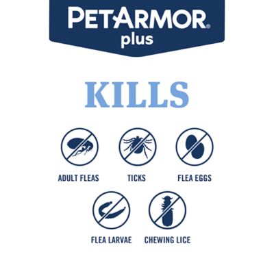 Image showing 5 th PetArmor Plus Flea and Tick Topical Treatment for Dogs 45-88 lb., 3 ct.