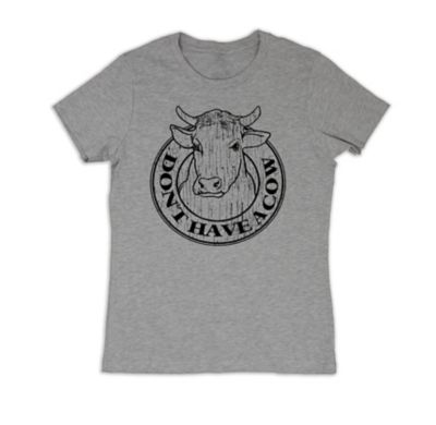 Goodie Two Sleeves Women's Short-Sleeve Don't Have A Cow T-Shirt