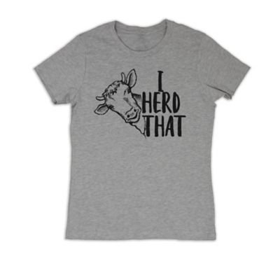 Farm Fed Clothing Women's Short-Sleeve I Herd That T-Shirt