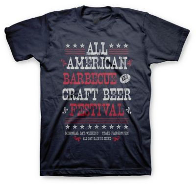 Goodie Two Sleeves Men's Short-Sleeve All American BBQ T-Shirt