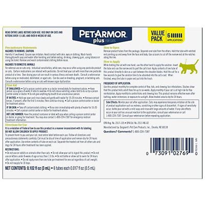 Image showing  Plus Topical Flea and Tick Control for Cats