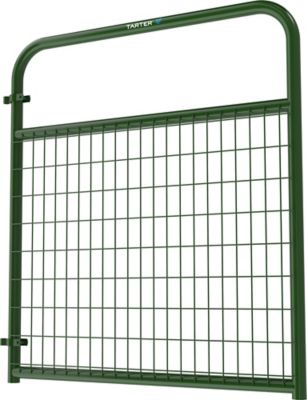 Image showing  4 ft. x 50 in. Wire Filled Gate, 2 in. x 4 in. Mesh, Green