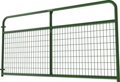 Image showing  8 ft. x 50 in. Watchman Wire Mesh Gate, 2 in. x 4 in. Mesh, Green