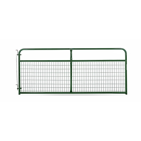 Tarter 10 ft. long, 2 in. x 4 in. Wire Filled Gate, Green