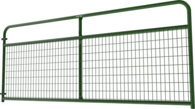 Image showing  10 ft. x 50 in. Wire Filled Gate, 2 in. x 4 in. Mesh, Green