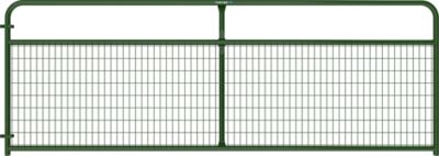 Tarter 12 ft. Long, 2 in. x 4 in. Wire Filled Gate, Green