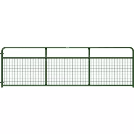 Tarter 14 ft x 50 in Wire Filled Barrier 2 in x 4 in Mesh Green Corral Panels & Gates