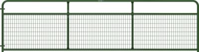 Tarter 16 ft. x 50 in. Wire Filled Gate, 2 in. x 4 in. Mesh, Green