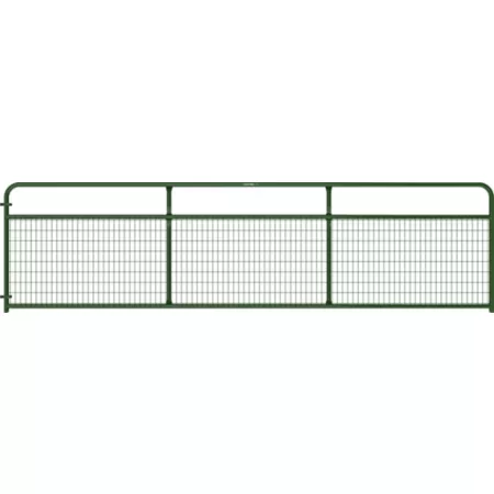 Tarter 16 ft x 50 in Wire Filled Barrier 2 in x 4 in Mesh Green Corral Panels & Gates