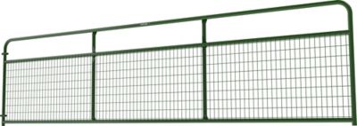 Image showing  16 ft. x 50 in. Wire Filled Gate, 2 in. x 4 in. Mesh, Green