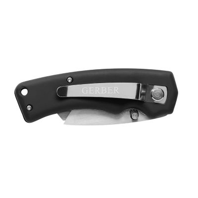 Image showing  Edge Black/Silver, Plain Edge, Replaceable Blades, Folding Utility Knife