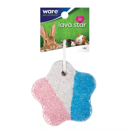 Ware Manufacturing Lava Star Chew for Small Animals Small Pet Chew Toys