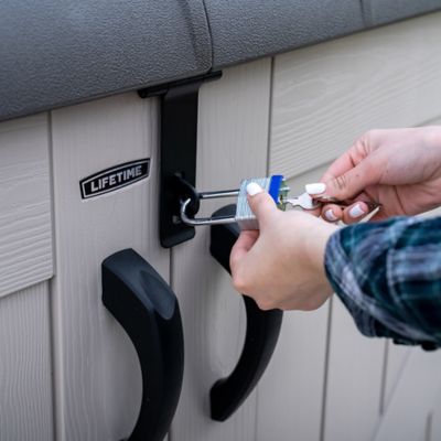 Image showing 9 th Lifetime 6ft. 3.3 x 3ft. 6.8in. Horizontal Storage Shed, 75 cu.ft.