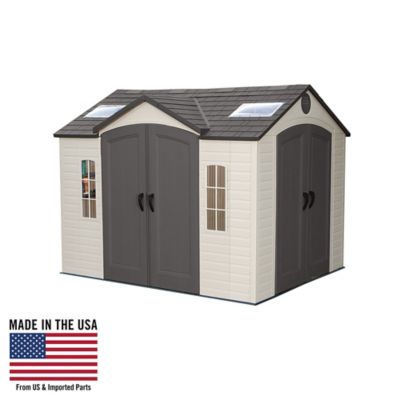 Lifetime 10 ft. x 8 ft. Dual Entry System Outdoor Storage Shed