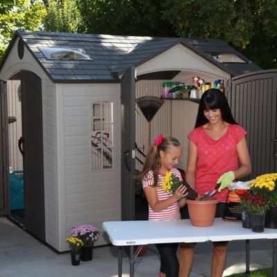 Image showing  10 ft. x 8 ft. Dual Entry System Outdoor Storage Shed